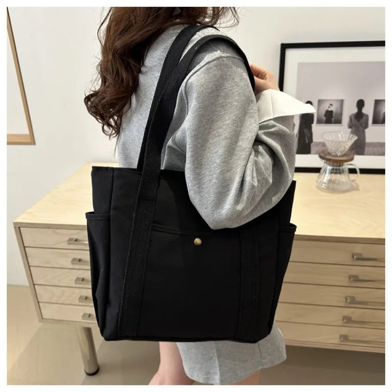 Classic Canvas Shoulder Bag