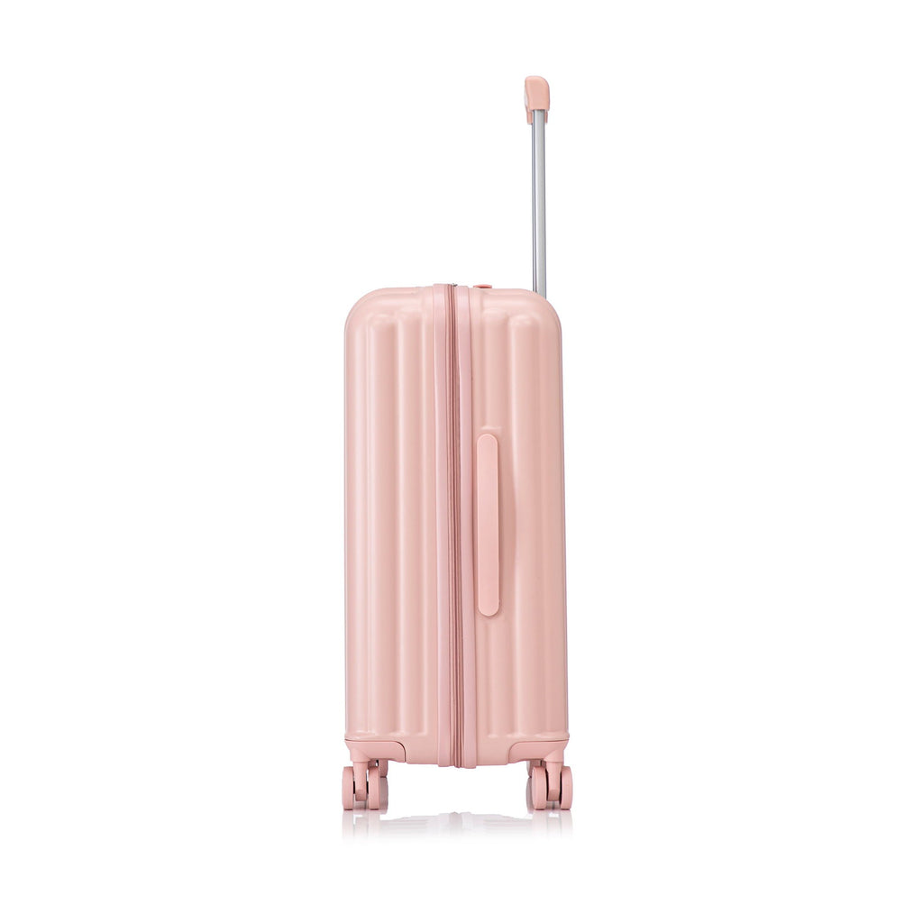 Set Spinner Wheel Luggage, Carry On Suitcase, With Cup Holder & USB Port & Phone Holder