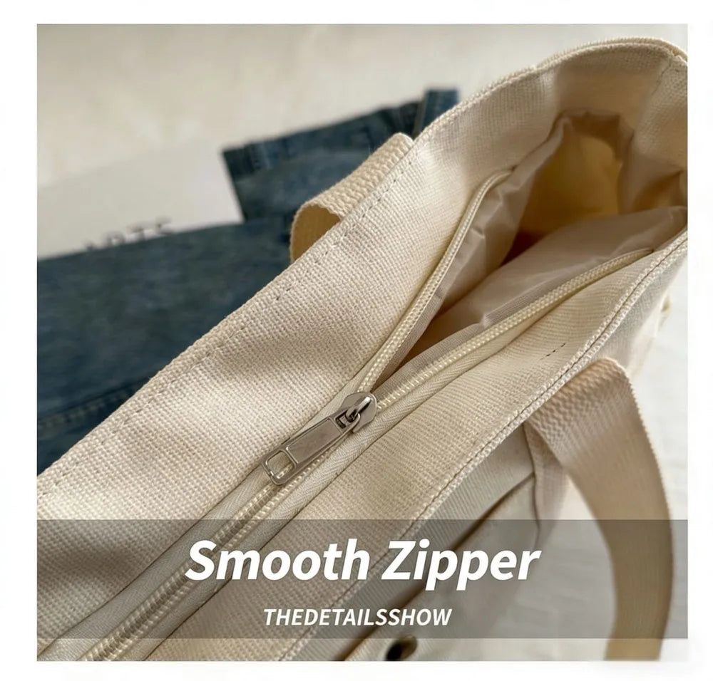 Classic Canvas Shoulder Bag