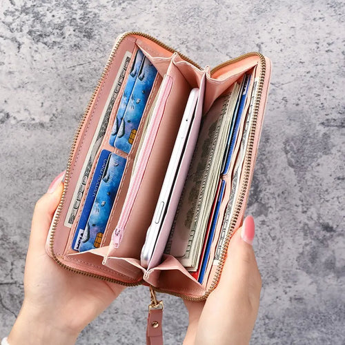 Elegant PU Leather Wallet with Card Holder