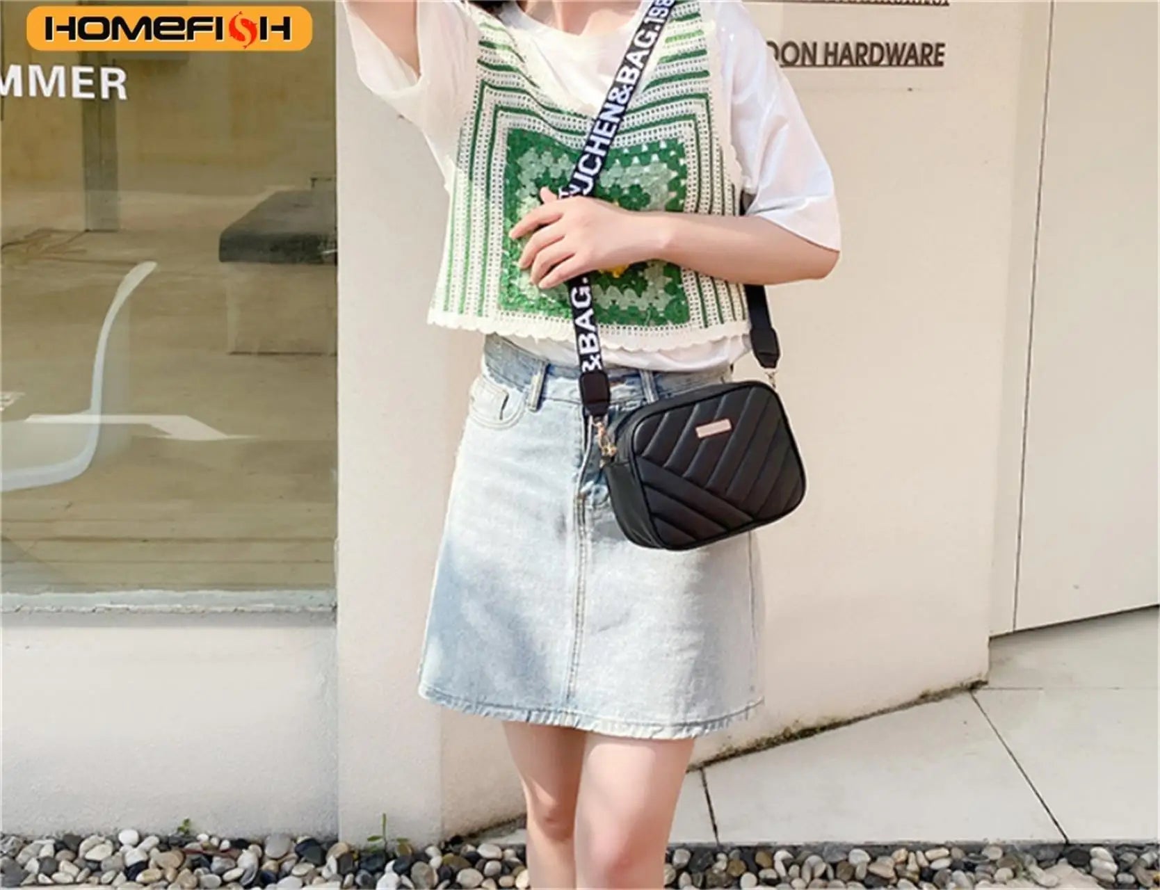 Premium PU Leather Crossbody Bag for Women