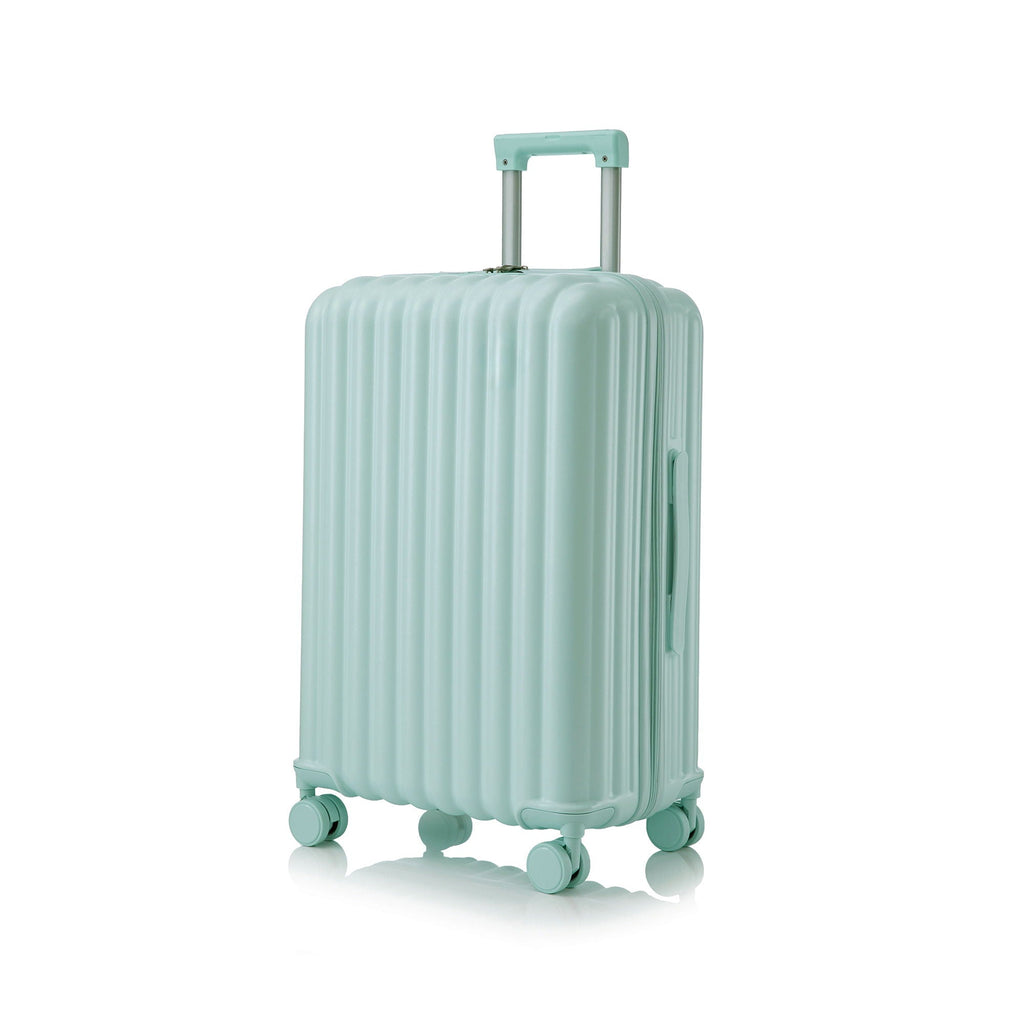 Set Spinner Wheel Luggage, Carry On Suitcase, With Cup Holder & USB Port & Phone Holder