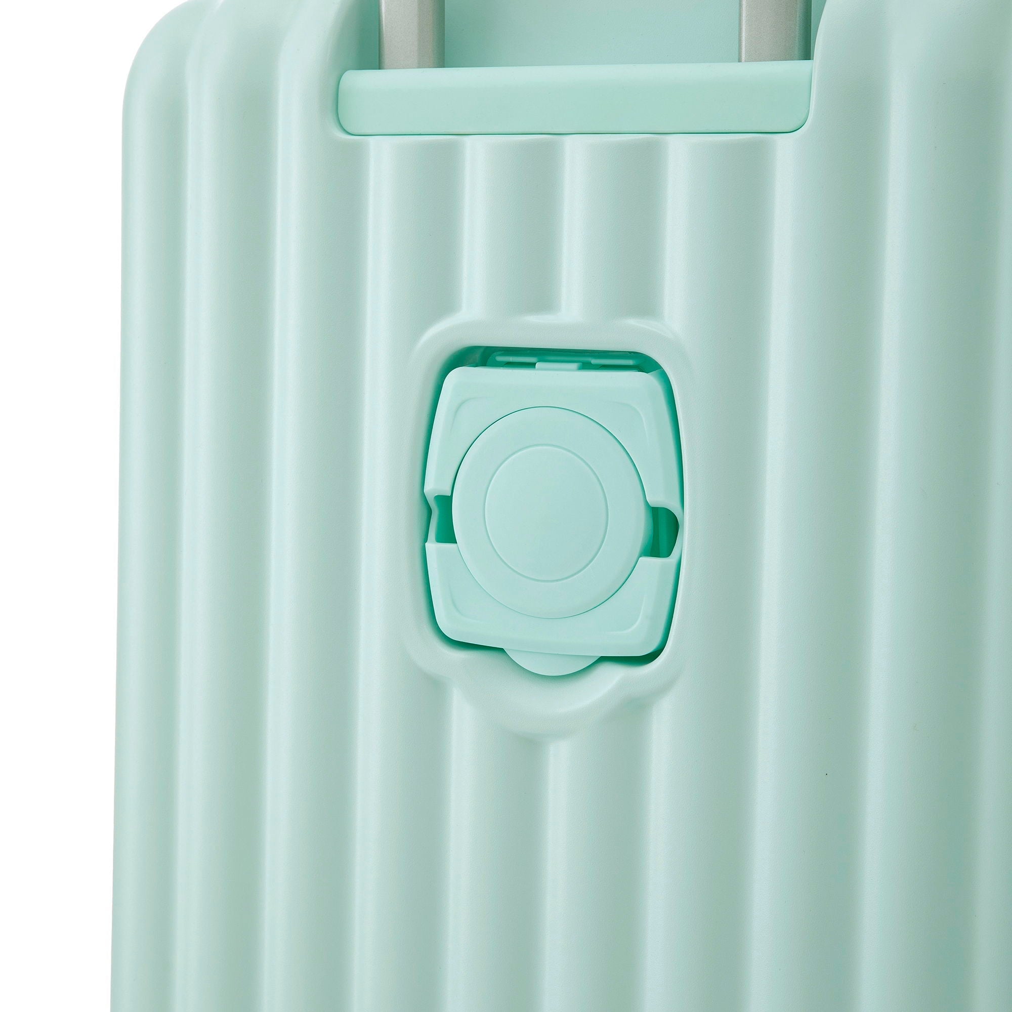 Set Spinner Wheel Luggage, Carry On Suitcase, With Cup Holder & USB Port & Phone Holder