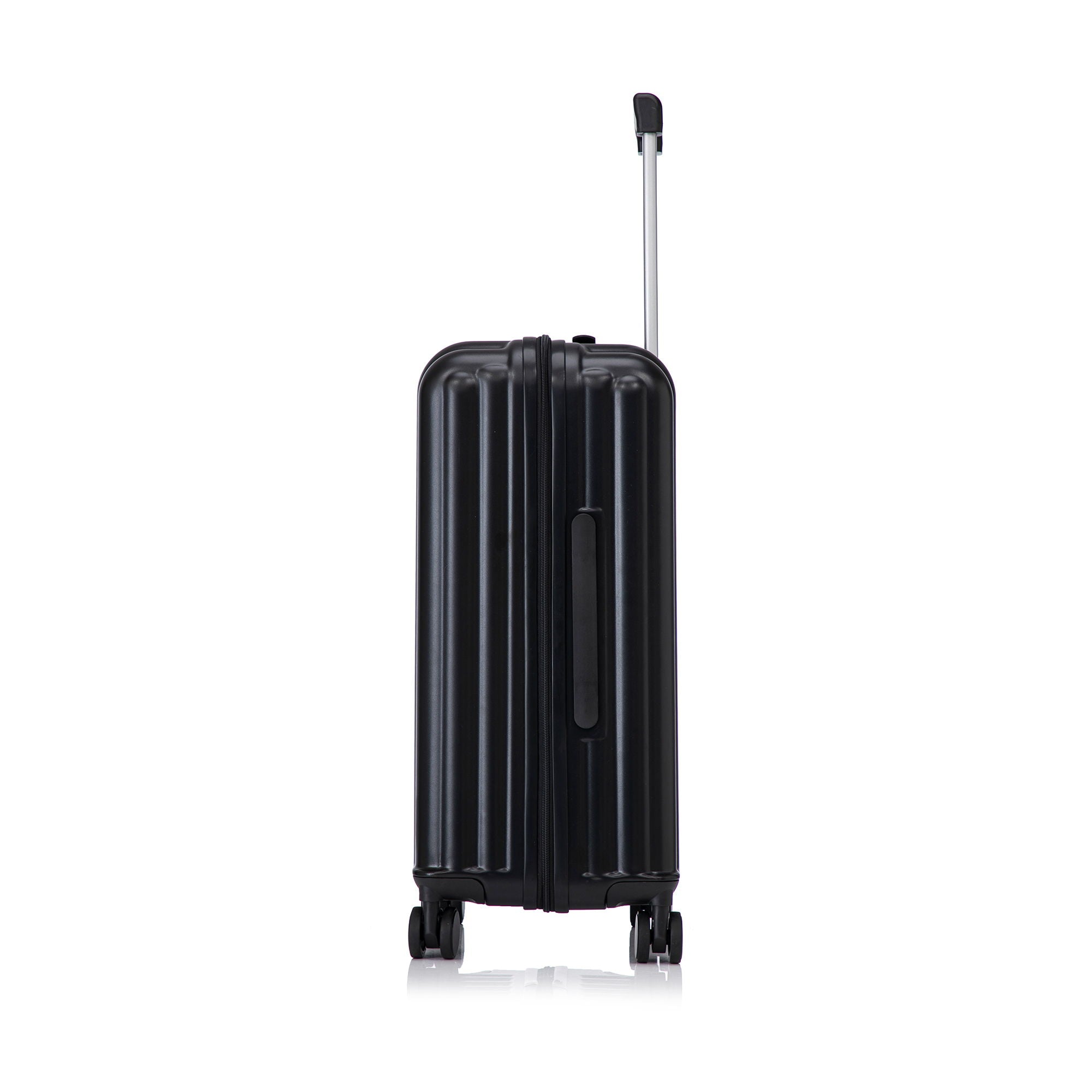 Set Spinner Wheel Luggage, Carry On Suitcase, With Cup Holder & USB Port & Phone Holder
