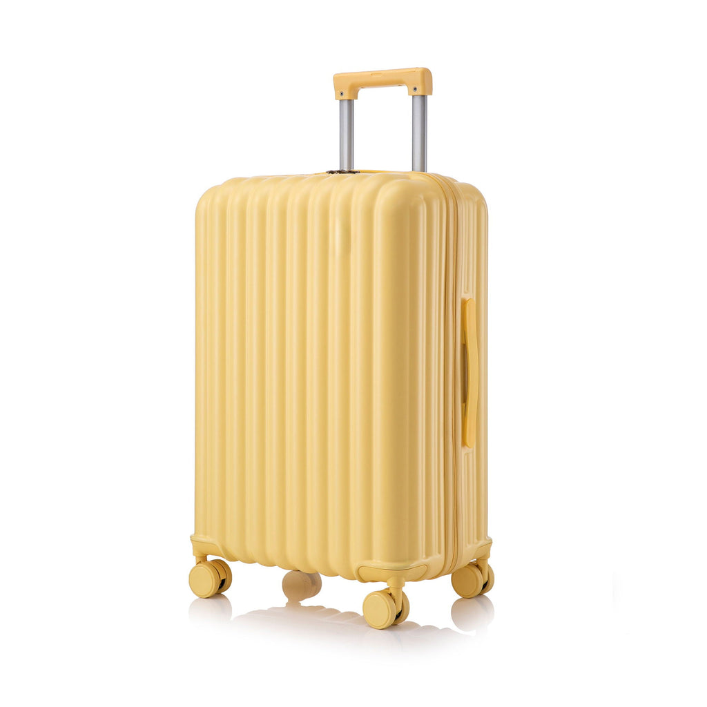 Set Spinner Wheel Luggage, Carry On Suitcase, With Cup Holder & USB Port & Phone Holder