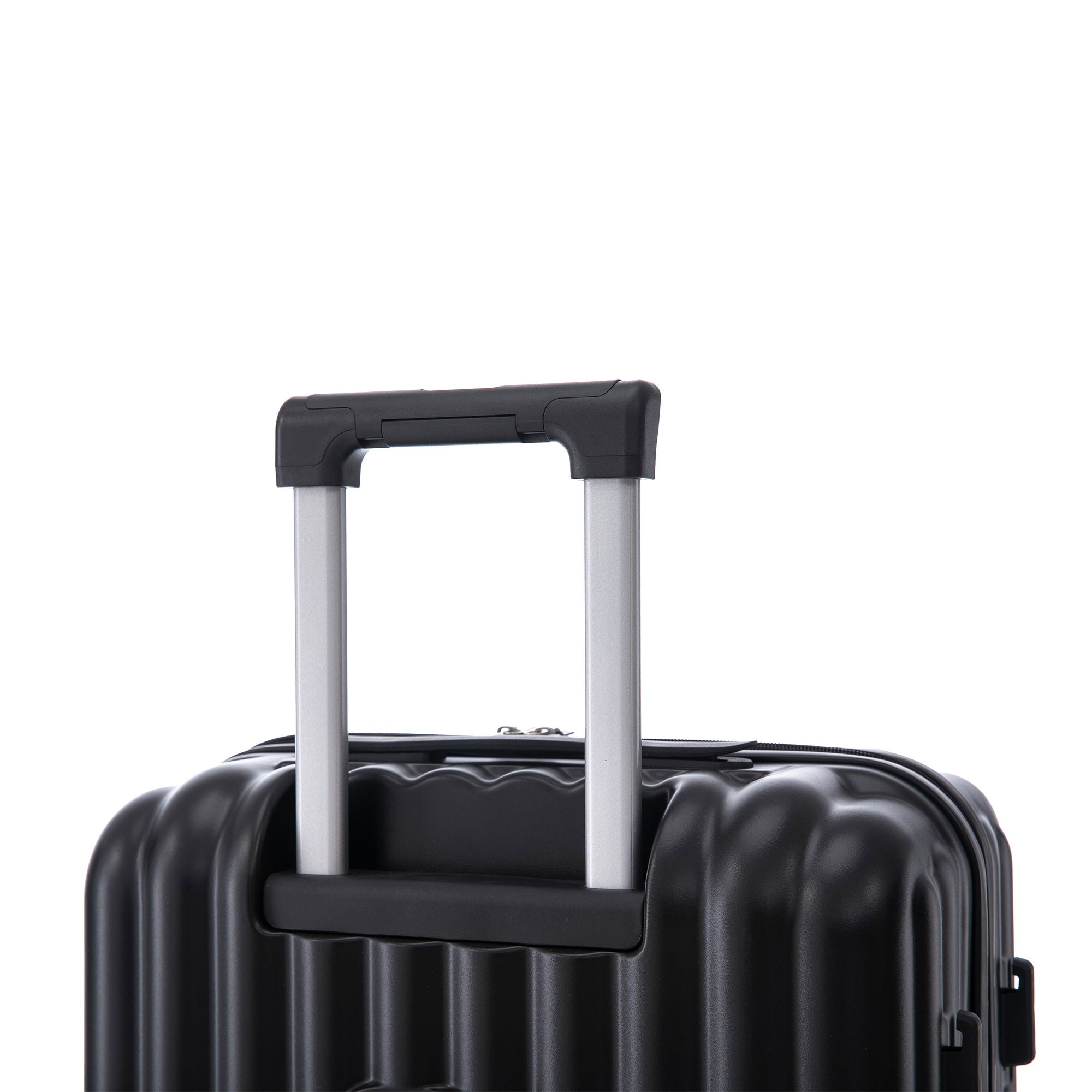 Set Spinner Wheel Luggage, Carry On Suitcase, With Cup Holder & USB Port & Phone Holder