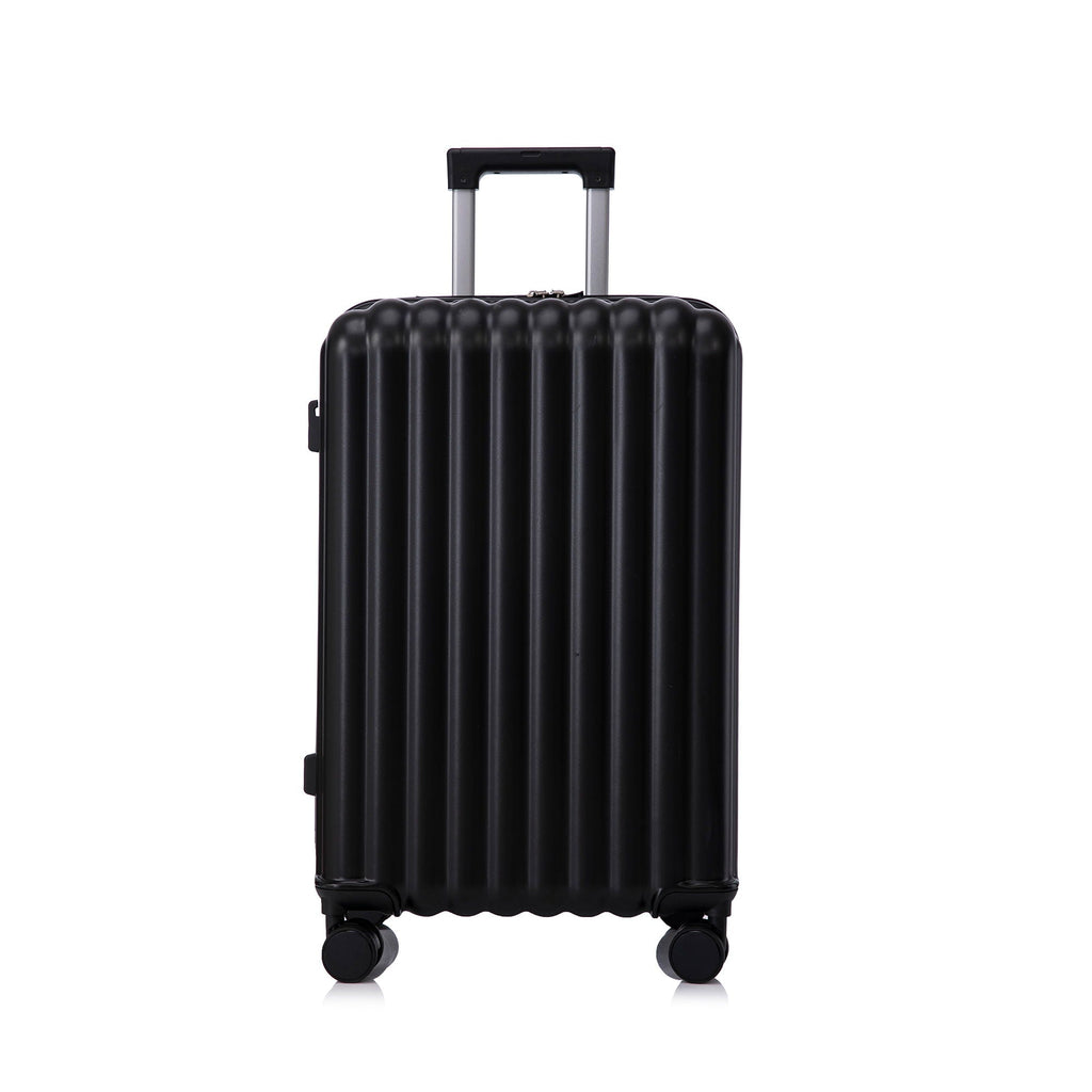 Set Spinner Wheel Luggage, Carry On Suitcase, With Cup Holder & USB Port & Phone Holder