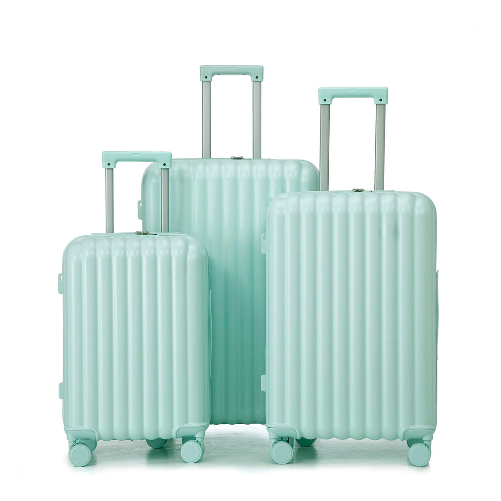 Set Spinner Wheel Luggage, Carry On Suitcase, With Cup Holder & USB Port & Phone Holder