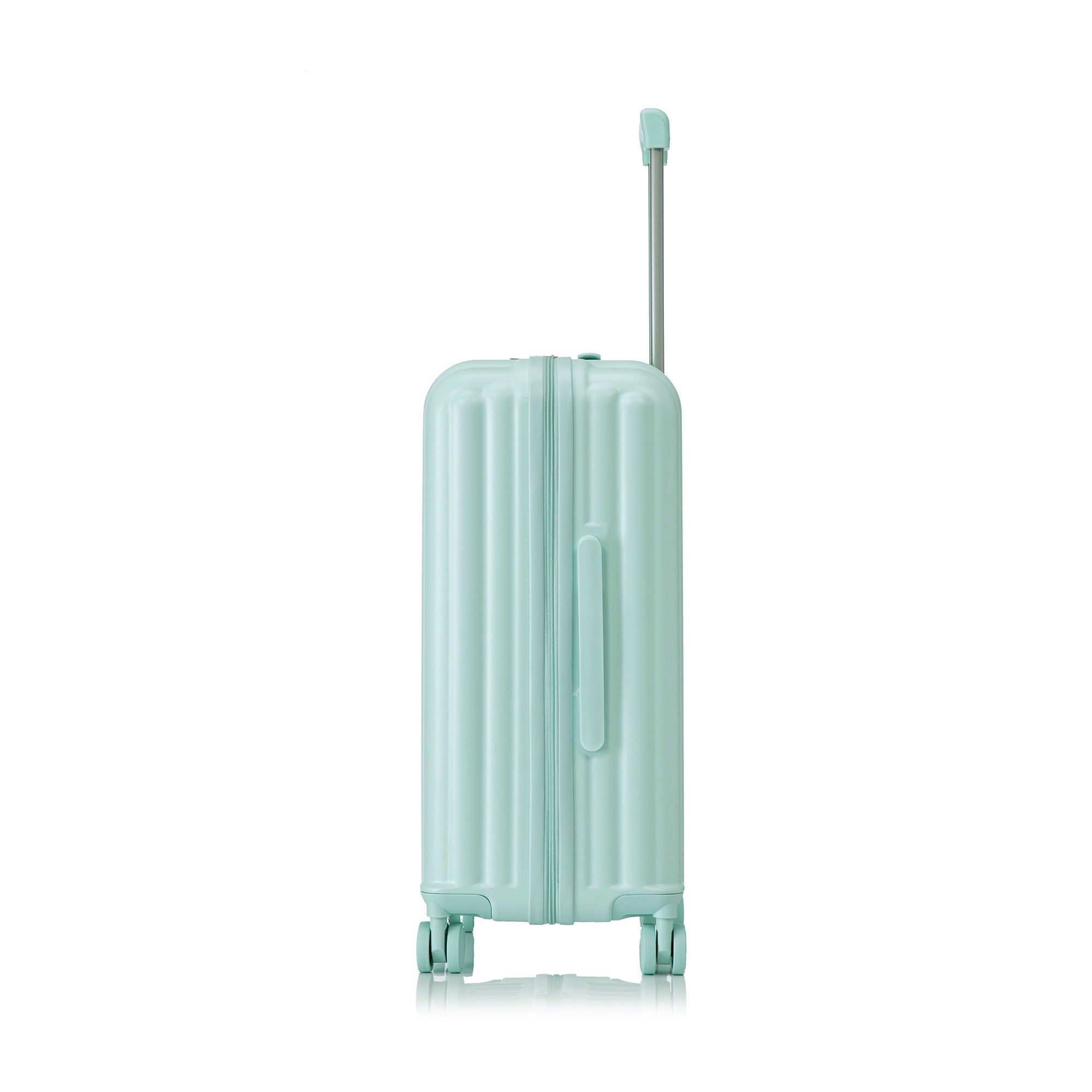 Set Spinner Wheel Luggage, Carry On Suitcase, With Cup Holder & USB Port & Phone Holder