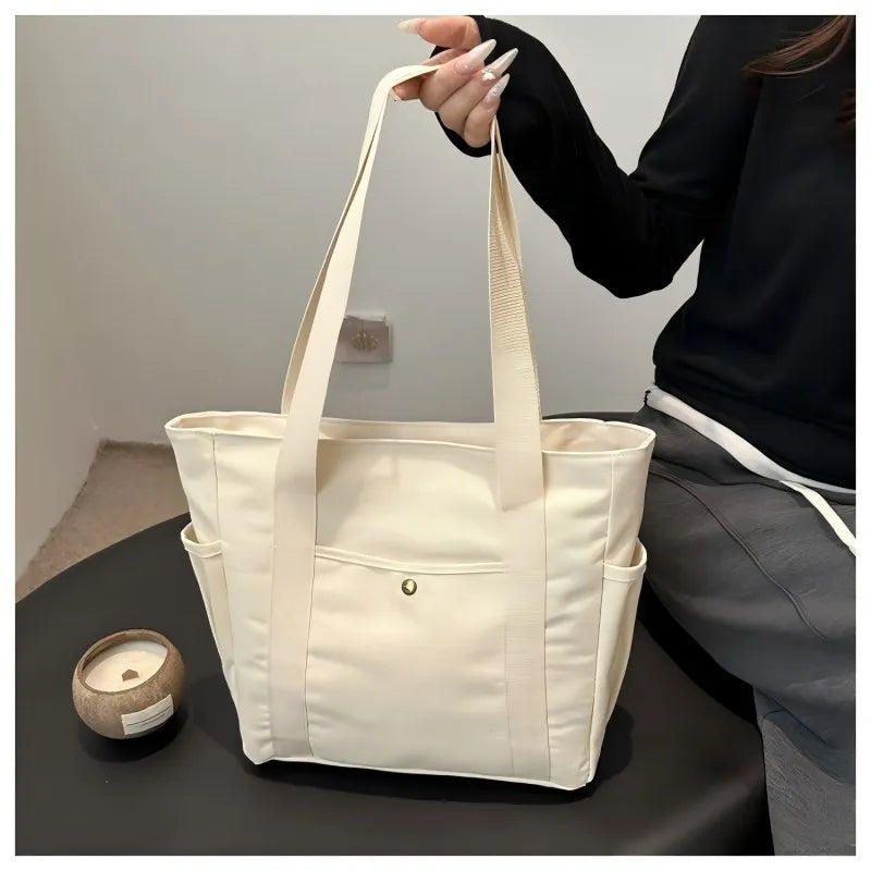 Classic Canvas Shoulder Bag