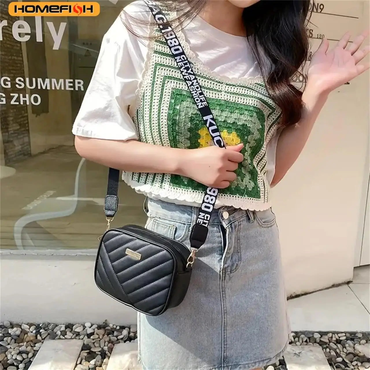 Premium PU Leather Crossbody Bag for Women