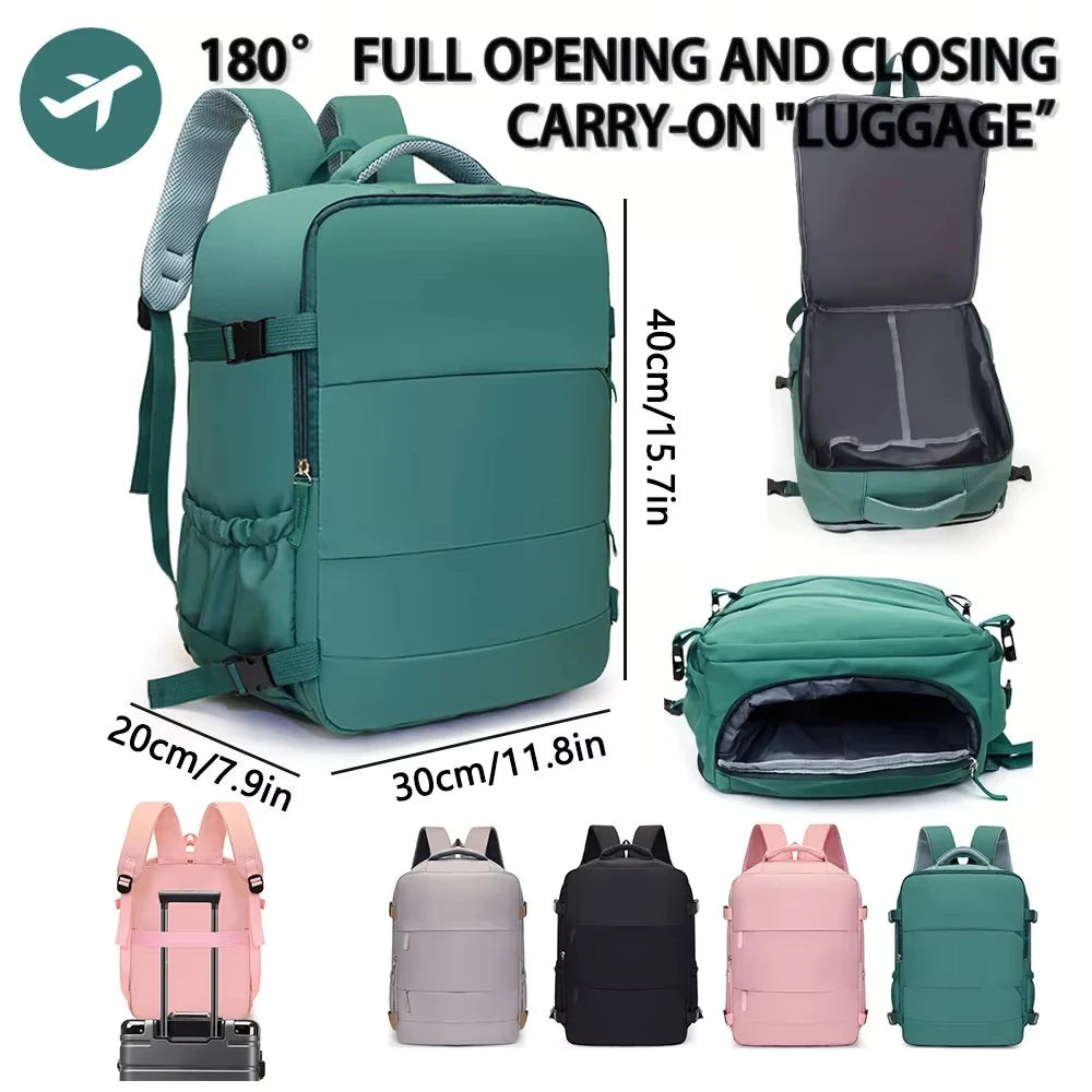 Multi-Function Carry-On Travel Backpack