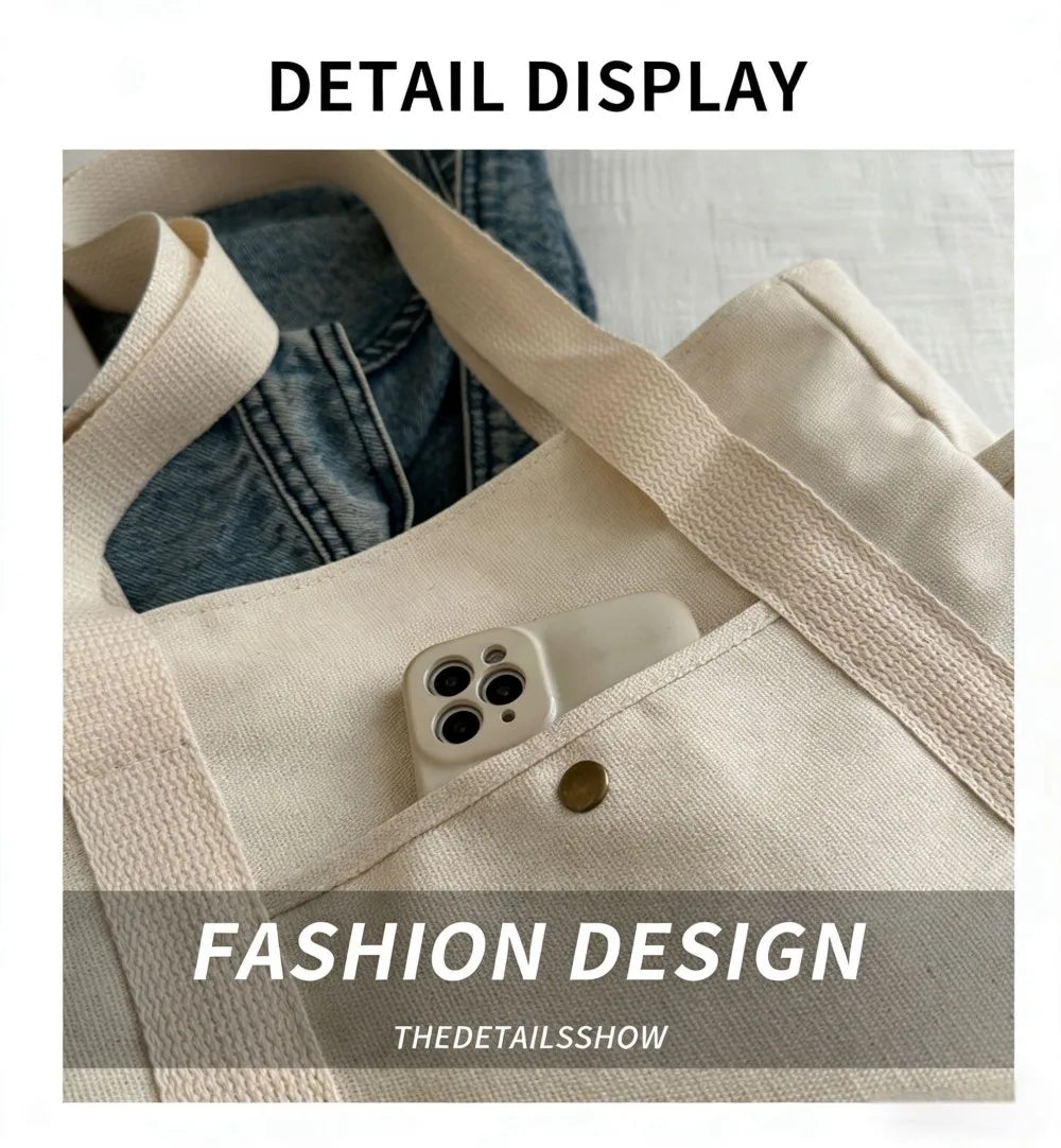 Classic Canvas Shoulder Bag