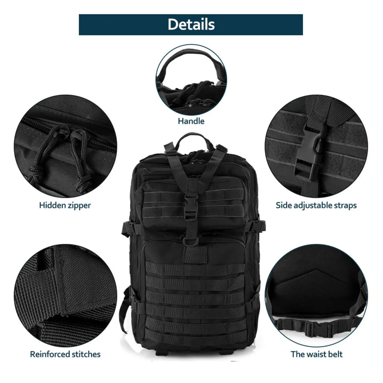 Heavy-Duty Hiking & Camping Backpack