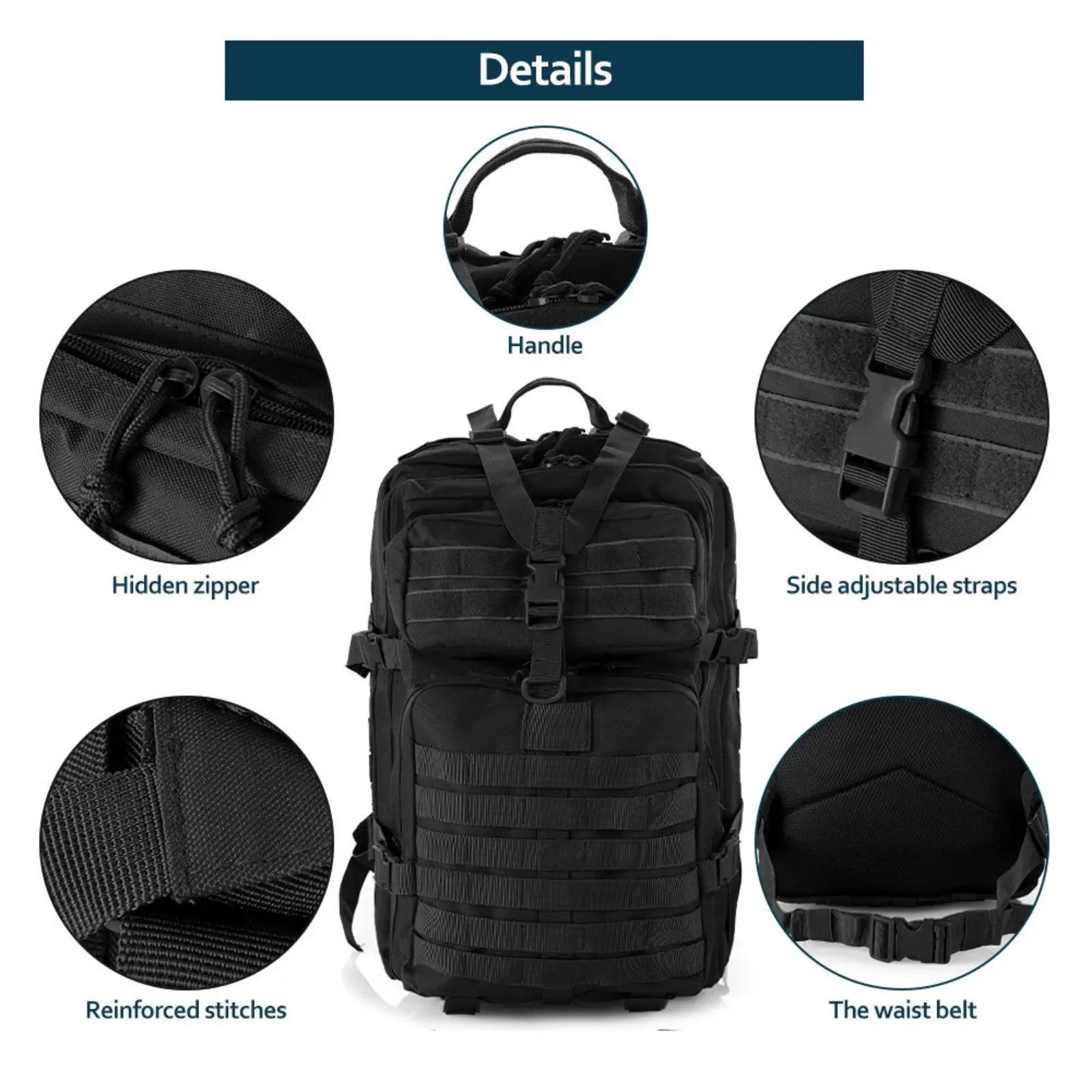 Heavy-Duty Hiking & Camping Backpack