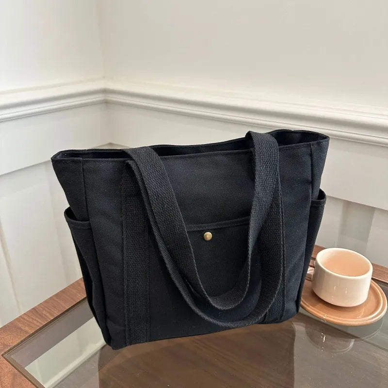 Classic Canvas Shoulder Bag