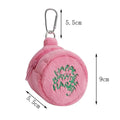 Pink Mini Coin Potters Purse Earphone Cord Storage Bag Kawaii Spot Cute Plush Harries Portable Purse Coin Pouch Cake Bag