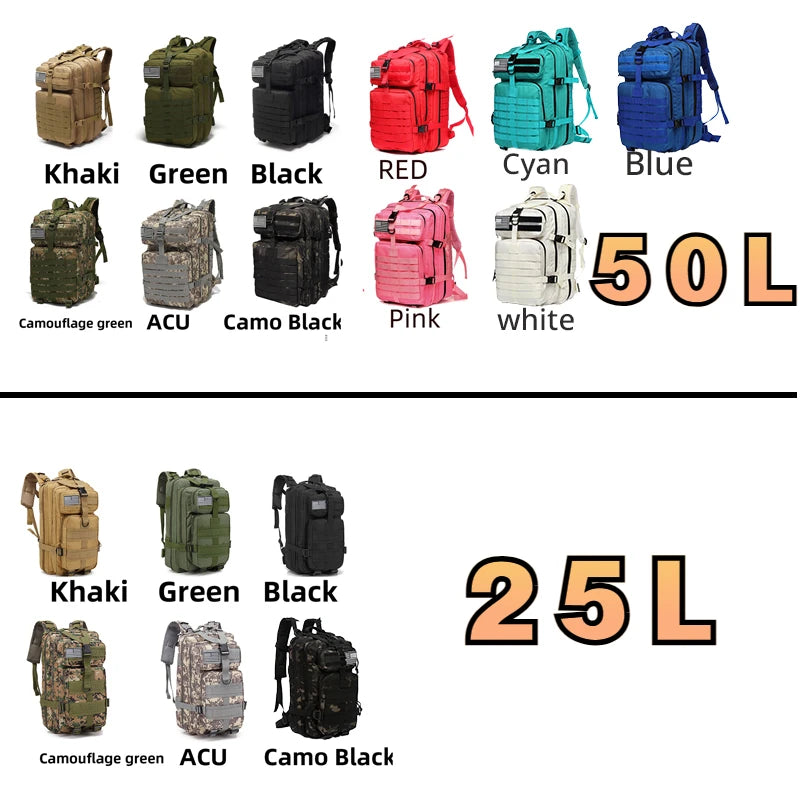 Heavy-Duty Hiking & Camping Backpack